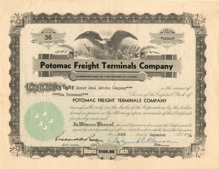 Potomac Freight Terminals Co.